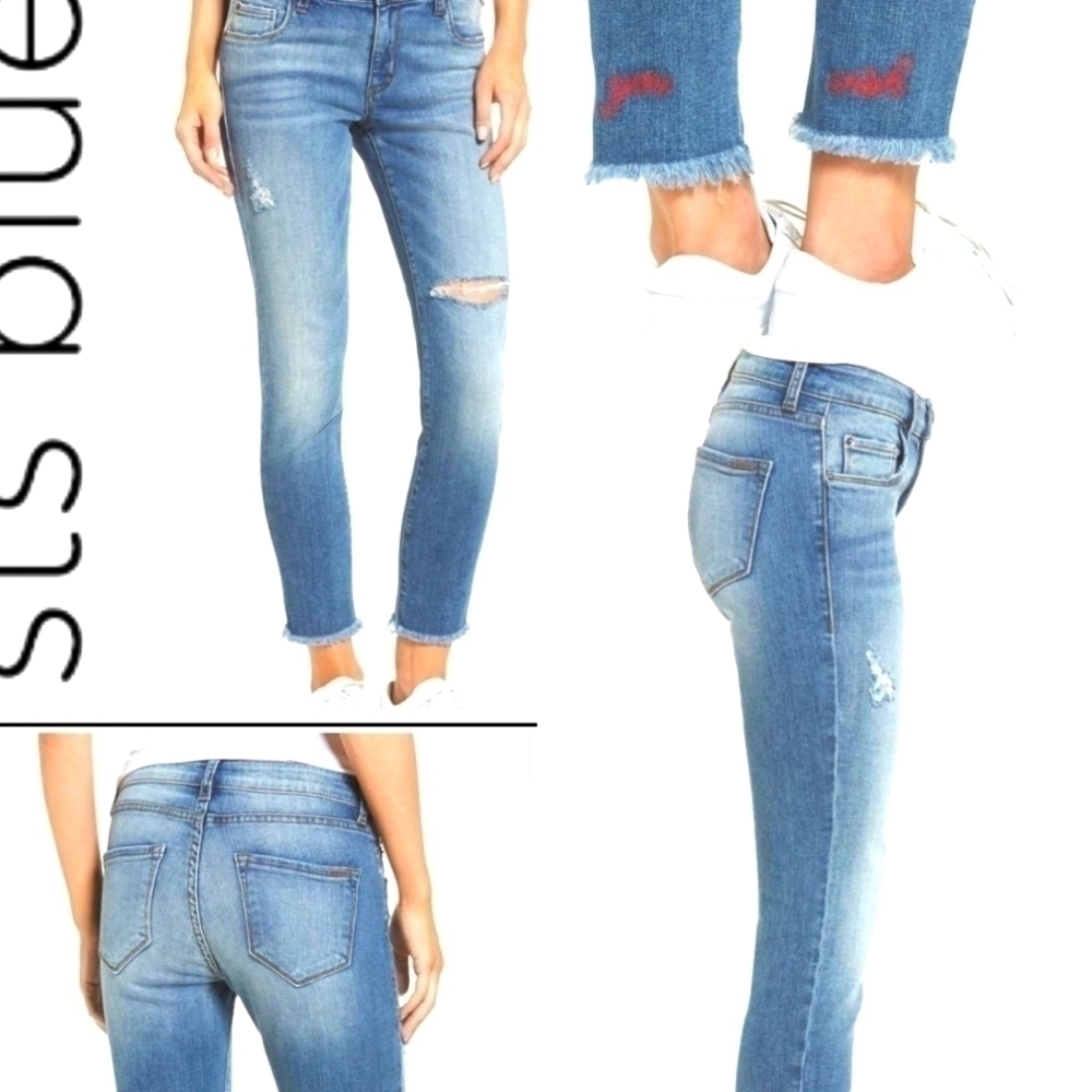 NWT , STS Blue Taylor Tomboy You Wish Jeans , Size 28